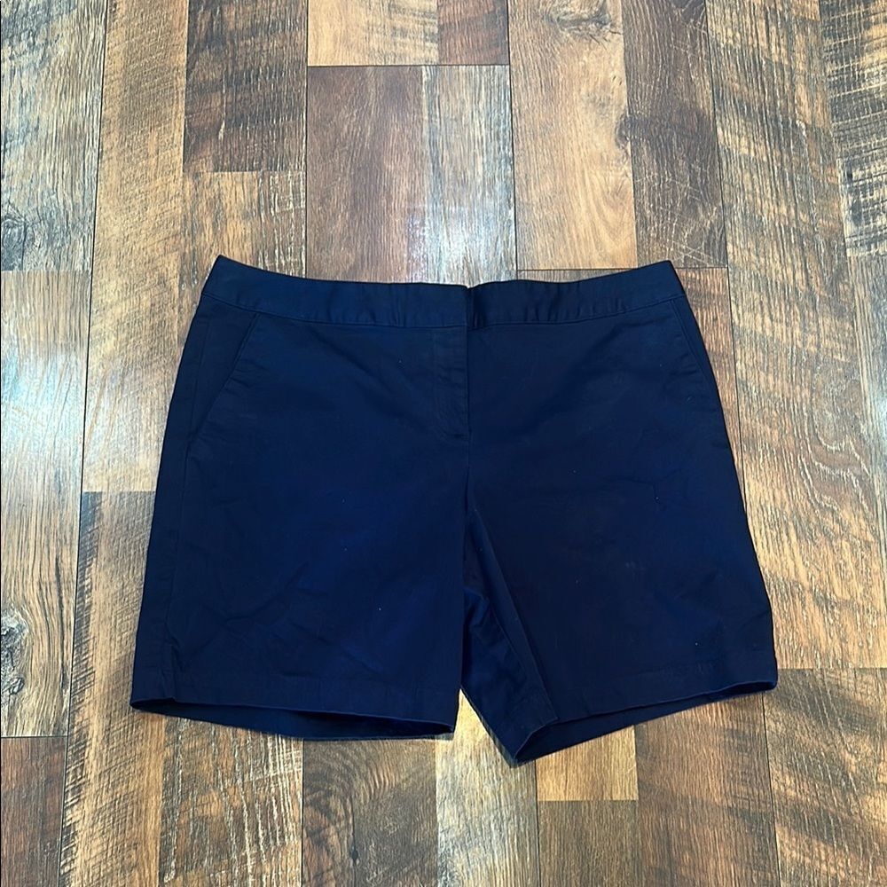 Izod Classic Navy Women's Shorts 10 (BK3)